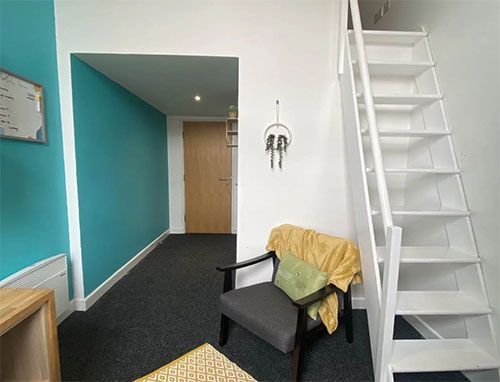 Radmoor House offering Mezzanine-style studios & ensuite rooms for Loughborough students
